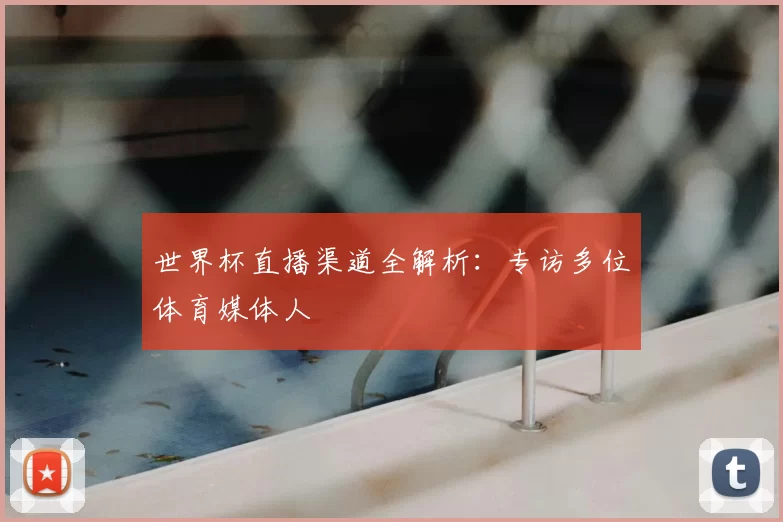 世界杯直播渠道全解析:专访多位体育媒体人
