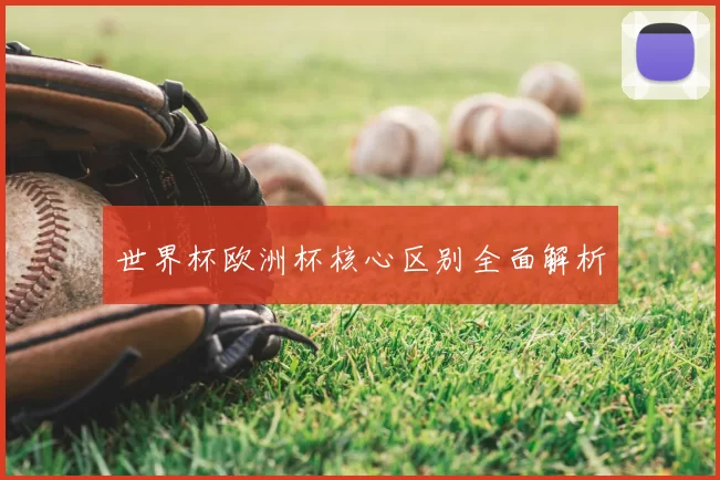 世界杯欧洲杯核心区别全面解析