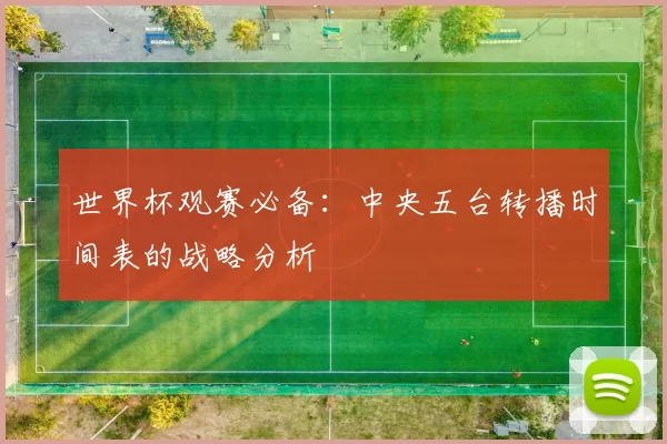 世界杯观赛必备：中央五台转播时间表的战略分析