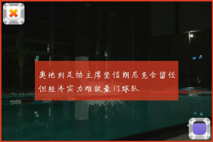 奥地利足协主席坚信朗尼克会留任但经济实力难敌豪门球队